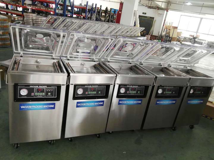 Fries and chips vacuum packaging machines are in stock
