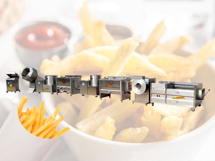 French fries production line of taizy