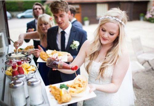 Fish & chips in weddings