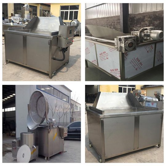 Automatic fryer machines with different types