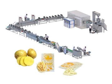 complete frozen french fries processing plant manufacture