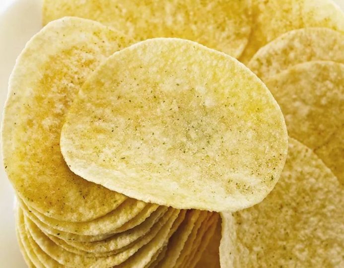 Compound potato chips