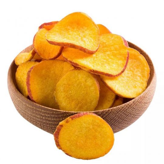High-temperature dehydrated chips