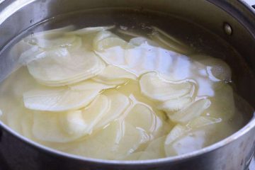 potato chips blanching
