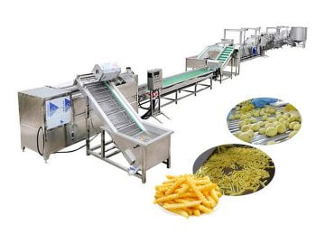 200kg per hour frozen french fries processing plant