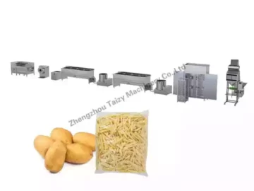 Semi-Automatic Frozen French Fries Processing