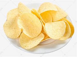 Flat potato chips