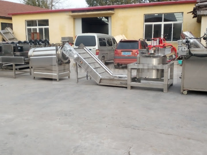 Continuous type fryer
