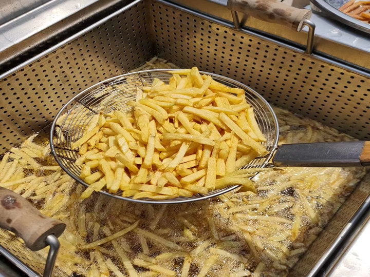 French fries from our machine
