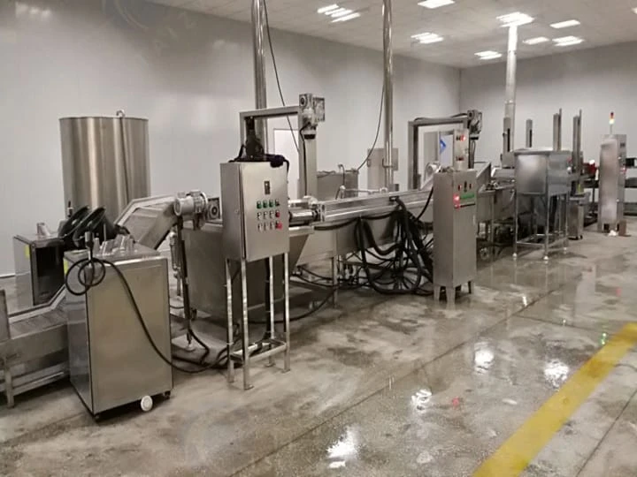 Banana chips production line