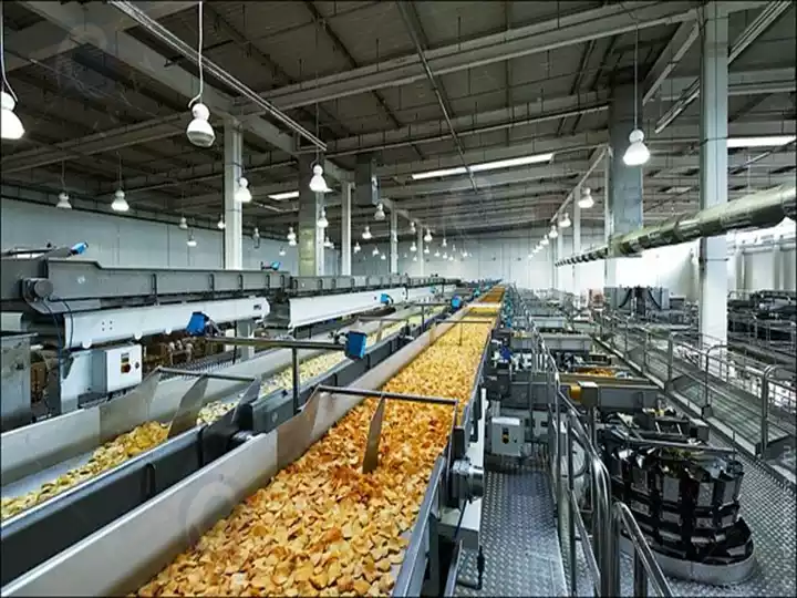 خط إنتاج رقائق البطاطس للبيع في الكاميرون
